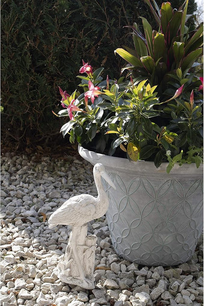 Bird Resin Garden Statue | Outdoor Indoor Figurine Gift Decoration for Home Décor, Patio, Yard, and Garden