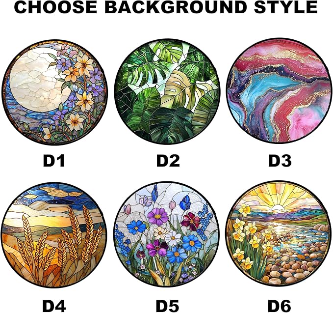 Personalized Custom Photo Boy Mom Stained Glass Window Hanging - Customized Ornaments Memorial Gifts Suncatchers Christmas Birthday Mother's Day for Lovers Women Men Dad Mom Grandma