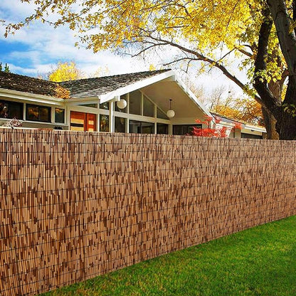 DearHouse Natural Reed Fencing, Eco-Friendly Reed Fence, 6 feet High x 16.4 feet Long, Reed Screen for Garden, Privacy Fence
