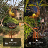 Solar Moon Wind Chimes Outdoor, Waterproof Moon Wind Bells Light Clearance for Outside, Unique Gifts for Mother's Day, Children's Day, Birthday, Mom, Women, Decor for Garden, Yard, Party