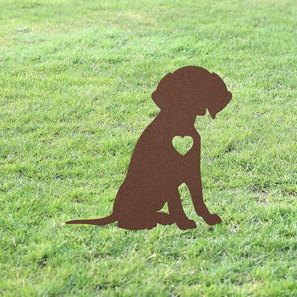 Personalized Beagle Garden Statue Stake,Custom Beagle Outdoor Yard Art Decor,Memorial Remembrance Sculpture,Outdoor Statue for Yard Garden Porch Lawn Grassland Park Farm Flowerpot Decor.