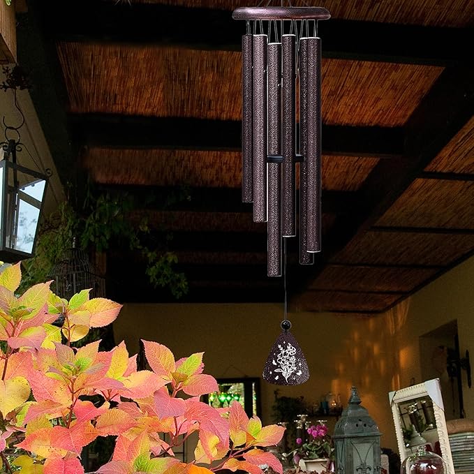 ZANIION Christian Gifts for Women Wind Chime 32" - I AM A Child of GOD Present - Birthday, Inspirational, Catholic, Religious, Christ, Spiritual, and Baptism Confirmation Gift for Girls Wind Bell
