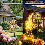 Solar Watering Can Light, Solar Yard Decorations Outdoor,Garden Decor Lights for Yard,IP65 Waterproof Hanging Lantern Lights,Outside Patio Lawn, Gifts for Mom Grandma Women Birthday