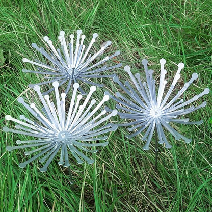 Metal Flowers - Unique Dandelion Design Outdoor Garden Stakes, Durable Weather-Resistant Steel, Easy Installation, Large Yard Art for Plants and Small Decorations, Ideal for Garden Enthusiasts