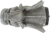 Design Toscano Roland the Gothic Gargoyle Gutter Guardian Rain Downspout Extension Outdoor Statue, 10 Inch Long, Cast Stone Resin, Grey Stone Finish