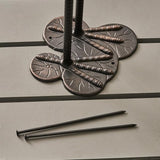 Polibi Sunny Outdoor 43" Crane Garden Statue, Cast Aluminum Yard Art Decor, Rust-Proof Metal Bird Sculpture, Shiny Copper Finish, No Assembly Patio Lawn Outdoor Decorations