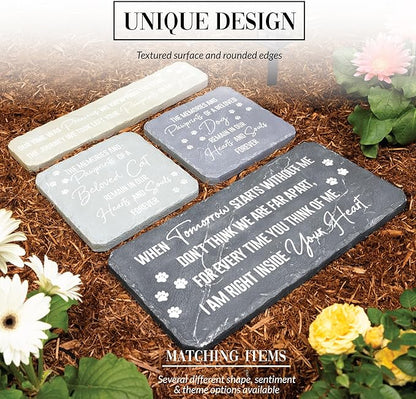 Pavilion Gift Company 25312 Pet Memorial-16" x 7.75" Garden Stone, Gray, White