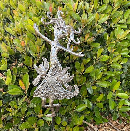 Garden Stake, Decorative Home Decor, Bloom Your own Way, Fall Metal Plant Stake - Outdoor Garden Yard Decor, Ornament Patio Marker 10" X 17"