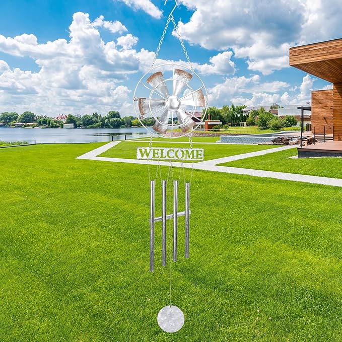 Taman Wind Chimes for Outside - Wind Spinner Decorative Memorial Sympathy Mother Gift for Home, Outdoor, Yard, Patio,Garden Decor, 38.5"