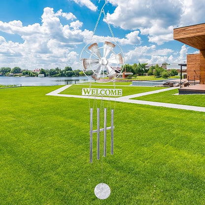 Taman Wind Chimes for Outside - Wind Spinner Decorative Memorial Sympathy Mother Gift for Home, Outdoor, Yard, Patio,Garden Decor, 38.5"