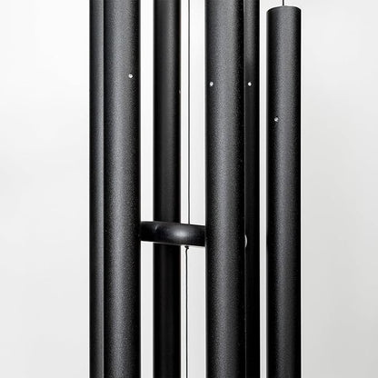 Corinthian Bells by Wind River - 56 inch Black Wind Chime for Patio, Backyard, Garden, and Outdoor Decor (Aluminum Chime) Made in The USA