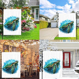 Sea Turtle Garden Flag 12x18 Inch Decorative Small Vertical Double Sided Holiday Farmhouse Seasonal Decor for Yard
