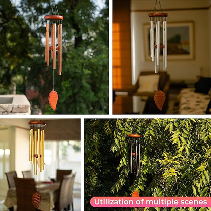 Best Memorial Wind Chimes for Loss of Father - 32.5" Long - Unique Sympathy Wind Chimes for Loss of Father - Prime Bereavement Gifts for Loss of Father - Finest Remembrance Gifts for Loss of Father