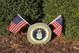 Red Carpet Studios Military Garden Stone with Flags, 10", United States Air Force