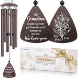 Mothers Day Gifts for Grandma, 32" Bronze Wind Chimes Grandma Gifts, Best Nana Ever Gift for Mothers Day Birthday Christmas, Gift for Grandmother Granny Grammy from Grandkids, Home Decor