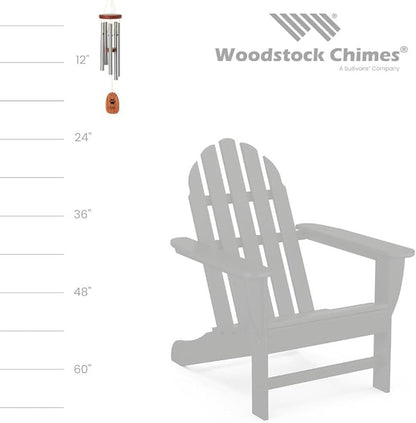Woodstock Wind Chimes 20" Pet Sympathy Memorial Wind Chime Paw Print Wind Catcher for Loss of Dog, Windchime Dog Remembrance Tribute to a Beloved Pet and Best Friend for Outside Memorials