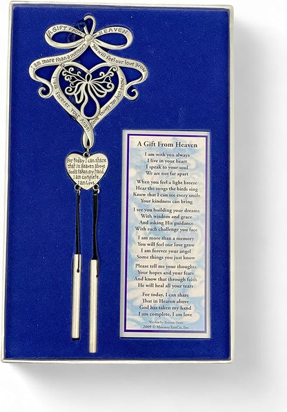 A Gift from Heaven Windchime Reminds us of a Loved One Passed- Every Breeze Reminds us of Spouses,Parents, Children, Pets Who Have Passed & This Chime is Their Way of Hugging Us from Beyond 8X 2 x 5