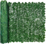 iCover Artificial Ivy Privacy Screen for Fence, 39x118in Strengthened Joint Prevent Leaves Falling Off, Faux Hedge Panels Greenery Vines, Decorative Fences for Outdoor Garden
