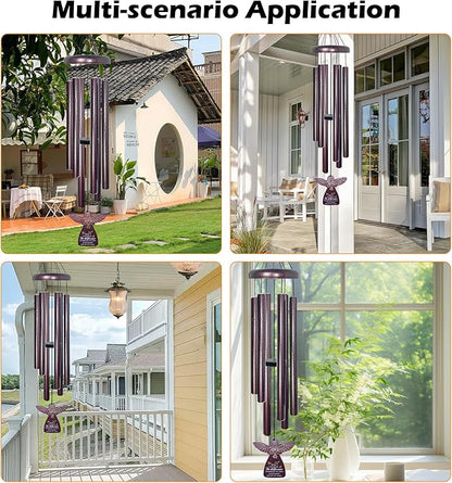 Retirement Gift for Woman - 32" Angel Retirement Wind Chimes for Outside with Beautiful Sounds, 2026 Next Chapter Gifts, Thoughtful Going Away Gifts Ideas for Coworkers, Teachers, Friends
