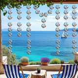 Wind Spinners Outdoor, Bird Repellent，3D Sailing Boat Hanging, 17.5 inches, Kinetic, Stainless-Steel Metal, Indoor and Outdoor Decoration for Garden, Patio, Yard, Gift for Women Mom Wife.