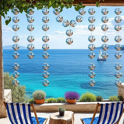 Wind Spinners Outdoor, Bird Repellent，3D Sailing Boat Hanging, 17.5 inches, Kinetic, Stainless-Steel Metal, Indoor and Outdoor Decoration for Garden, Patio, Yard, Gift for Women Mom Wife.