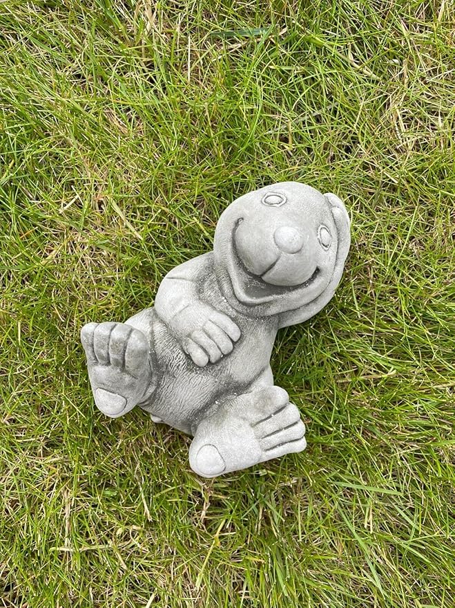 Mole Stone Garden Statue | Outdoor Animal Sculpture Decoration Farm Ornament