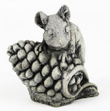 Mini Mouse Garden Statue Cement Figure Concrete Sculpture Mouse Cast Stone Figurines