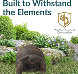 Sunnydaze Tanya the Garden Turtle Statue - Turtle Garden Decor for Yard, Lawn, Patio Décor – 20" x 12" Durable Poly-Concrete - Gift Idea