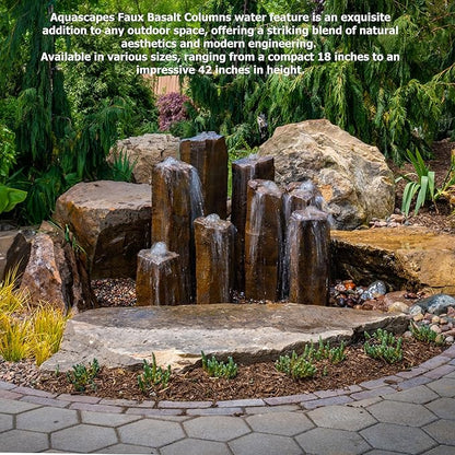 Aquascape Faux Basalt Column Fountain, 42 inch, 78365