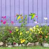 Hummingbird Metal Garden Stakes – 2 Pcs Vibrant Yard Decor with Colorful Design – Durable Lawn Outdoor Plant Picks for Flower Beds, Pathways, or Plant Pots – Great Gift for Garden & Nature Lovers