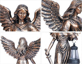Solar Angel Garden Statue 12” Solar Outdoor Garden Angel Figurines for Outside Yard Art Patio Lawn Ornaments Angels Sculptures Gifts for Mom Grandma Women Collection Decorations
