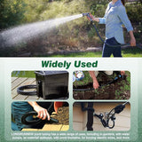 1 Inch Tubing Corrugated Pond Hose 1-Inch ID, 20.6 FT Length, Black PVC Kinkproof Strong Flex Tubing with Pipe Fittings, Aquarium, Pond Waterfall, Garden Pump Hose Drainage Tube