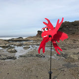 In the Breeze 2553 Baby Whirligig Wind Spinner, Crab