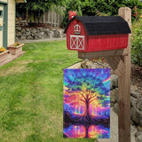 Life Tree Garden Flag Seasonal Double Sided 12 x 18 Inch Small Yard Flag for Indoor Outdoor Decor Holiday All Seasons