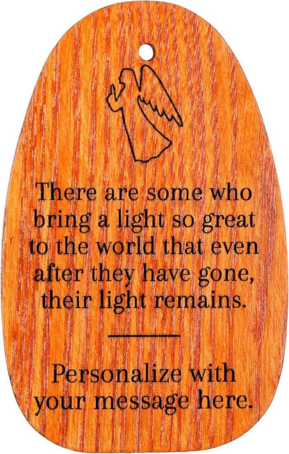 Woodstock Wind Chimes Personalized Amazing Grace Memorial Chime for Outside 24'' Medium Silver Sympathy Customized Angel Inspirational Wind Chime for Outdoor Patio Home Garden Decor (P-AGMS25A)