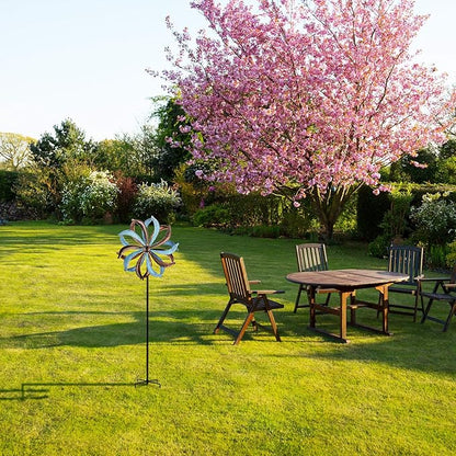WONDER GARDEN Wind Spinners Outdoor Clearance, Premium Kinetic Wind Sculptures Wind Spinner, Metal Leaf Windmill for Outdoor Yard Patio Lawn & Garden