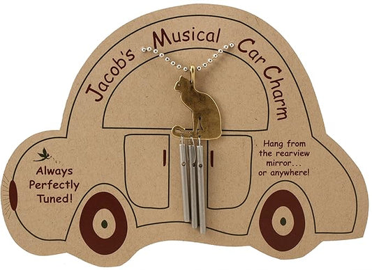 Jacob's Musical Car Charm, Cat, Mini Wind Chime