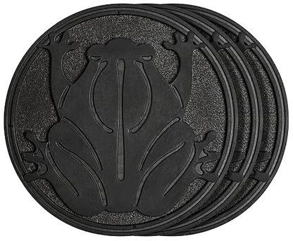 HF by LT Rubber Frog Garden Stepping Stone, 11-3/4 inches, Set of 3