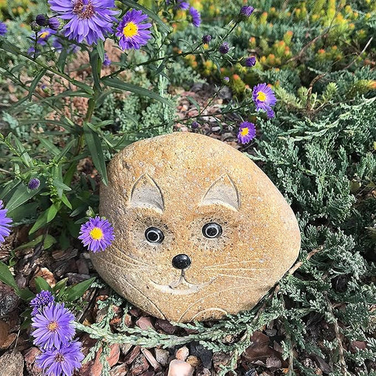 6" Boulder Stone Cat