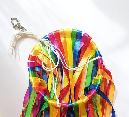 Madrona Brands Rainbow Ribbon Windsock | Durable Outdoor Hanging Decoration | Yard, Garden, Patio, Deck and More | 48-Inch11