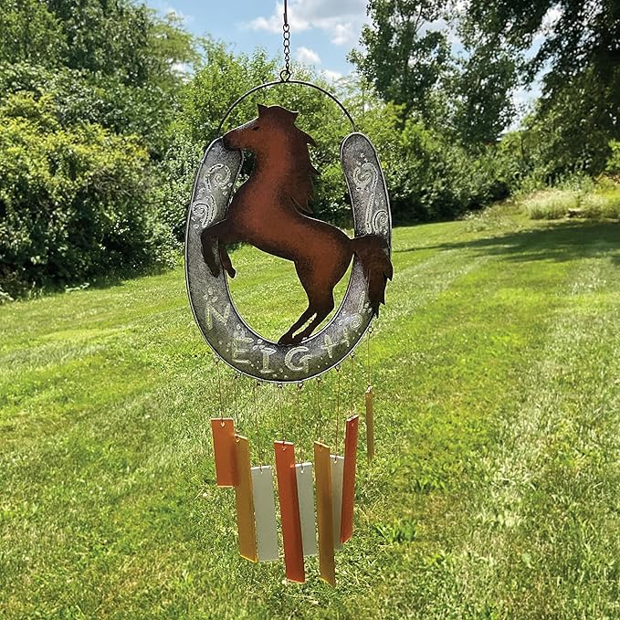 Blue Handworks Horse Neigh Glass Chime