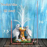Solar Turtle Garden Statues with LED Lights, Resin Turtles Figurine Outdoor Decorations Colour Changing Optical Fiber Solar Light, Outside Art Decor for Lawn,Yard, Unique Housewarming Gifts