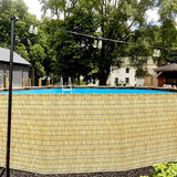 KOIUEYW Bamboo Reed Fencing, Natural Reed Fence Rolls 4 Feet High, Decorative Bamboo Privacy Curtains for Patio Garden Balcony Backyard Outdoor, 4 x 16 FT