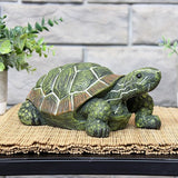 Sunnydaze Terrance the Tortoise 9-Inch Long Polystone Indoor/Outdoor Garden Statue