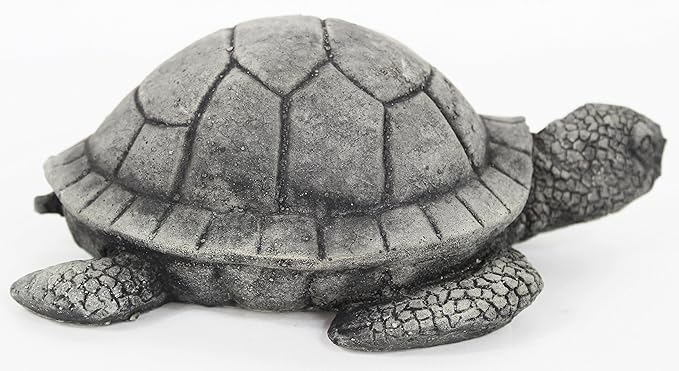 Swimming Turtle Concrete Garden Statue Cement Turtles Figure Cast Stone Outdoor Amphibian Statuary