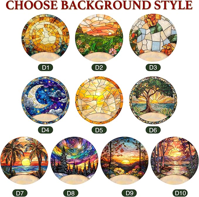 Personalized Stained Glass Windows Hanging, Her Him Picture Suncatcher Ornament, Custom Photo Gift, Birthday Wedding Boyfriend Girlfriend Couples Gifts