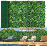 Grooy Artificial Boxwood Roll Panels, Grass Wall Panels 60"x120"(50 SQFT), Privacy Hedge Fence Screen with UV Protection, Fake Greenery Backdrop for Indoor Wedding and Outdoor Garden Backyard