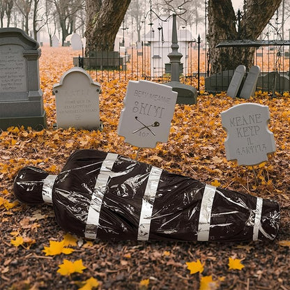 JOYIN 5ft Hanging Corpse Dead Victim Props Scary Inflatable Halloween Decorations Outdoor, Creepy Body Haunted House Decor Props for Indoor Lawn Yard Party Garden