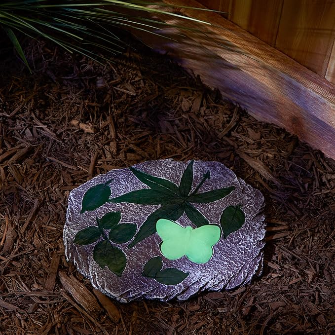 Accent Plus Butterfly Glowing Stepping Stone