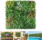 Artificial Grass Wall Panels, 40"x 40" Boxwood Hedge Wall Panels with UV Protection, Privacy Screen Fence, Greenery Wall Backdrop for Indoor Outdoor Garden Fence Backyard Decor